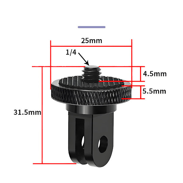 GoPro/insta360 GO 3 Action Camera Adapter Mount