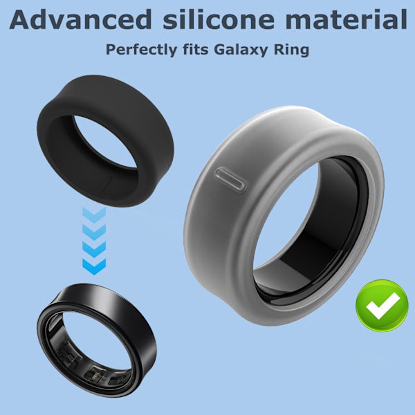 Skyddsfodral för Samsung Galaxy Ring Svart M