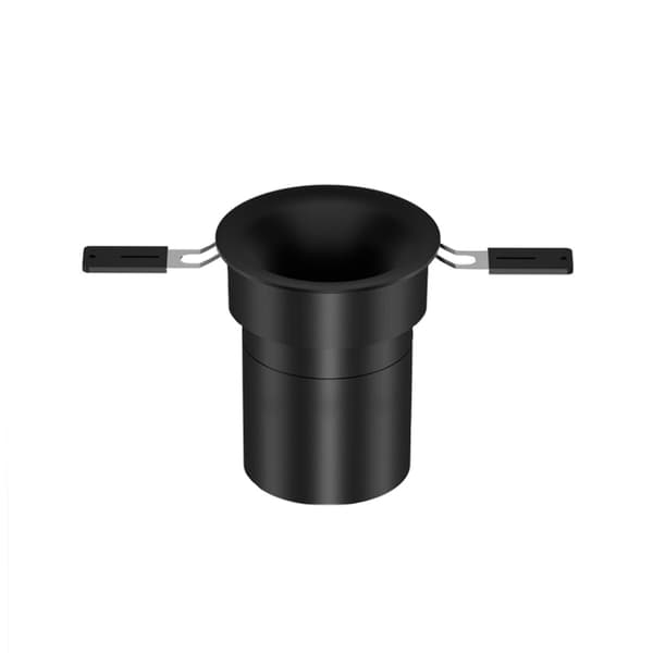 2-pack 10W Ramlös Infälld LED Spotlight, 75mm Utskärning, 4000K, Hög CRI, COB LED Belysning för Vardagsrum, Sovrum och Hallar