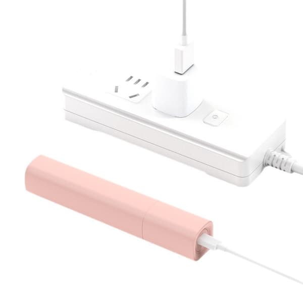 Portabel USB-driven infällbar mini-hårkrullare med keramisk värme