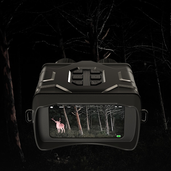 Digital Dark Vision kikkert med 10x zoom og 800m synsafstand Sort