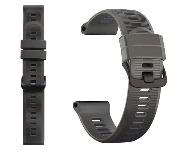 Silikone urrem til Garmin Forerunner 945/935/955/Fenix 7 Grey Grey