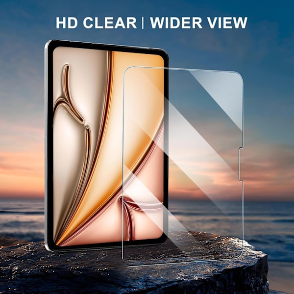 iPad Air 11 (M3) 2025 Beskyttelsesfilm af hærdet glas