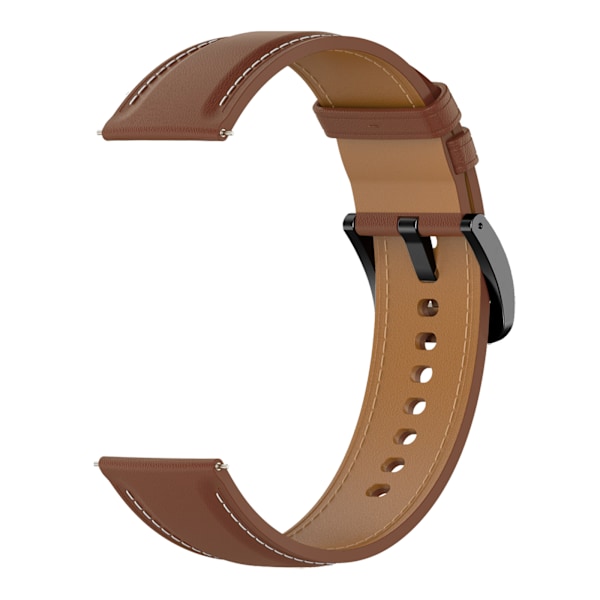 Armband äkta läder Garmin Vivoactive3 / Vivoactive 3 Music / Venu / Venu 2 Plus / Venu Sq, Huami Amazfit GTS 2E / GTS 2 Brun