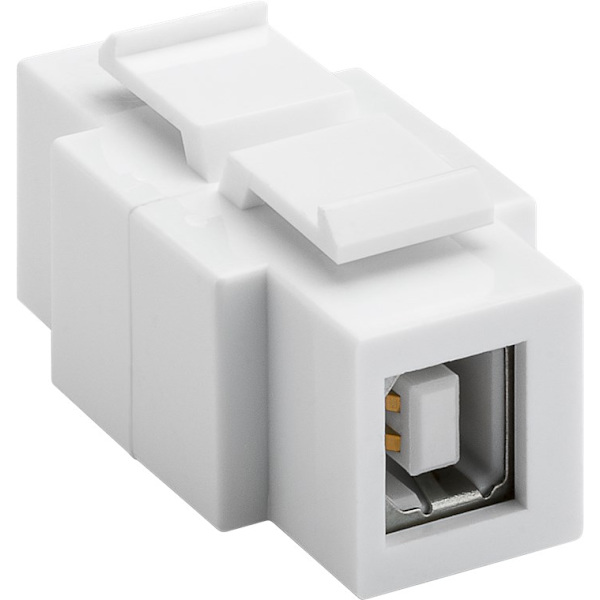 Keystone-modul, USB, kan monteras i båda ändar