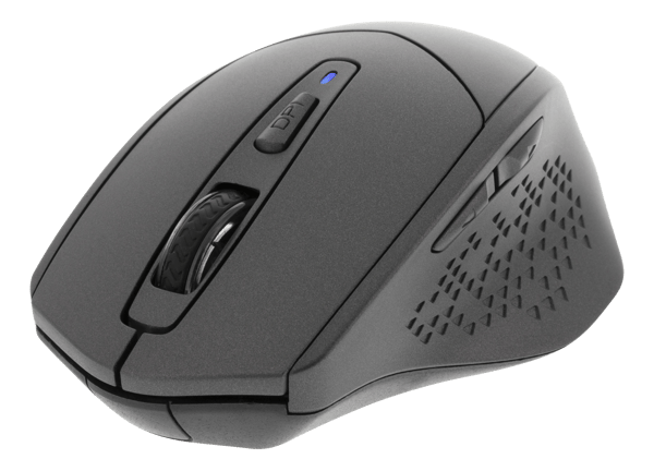 Trådløs lydløs mus med bluetooth, 4 knapper, 1xAA, medfølger ikke