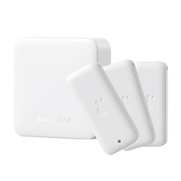 Sæt Smart fjernbetjening Hub + 3x Thermo-Hygrometer SwitchBot Hub Mini