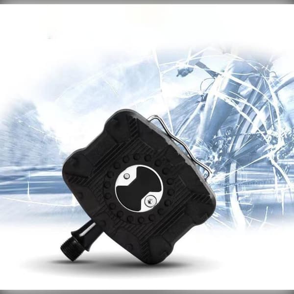Pedaladapter - omdanner klikpedal til platform til pendling og fritidskørsel, sekskantet antiskrid, nylon+legering, værktøjsfri montering