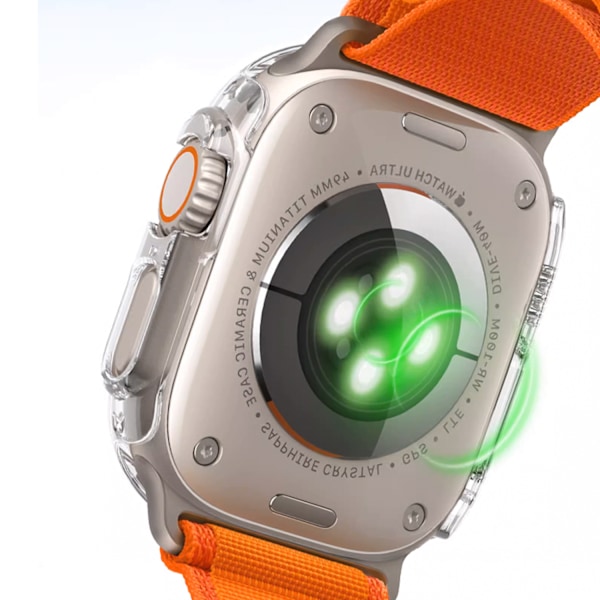 Skyddsfodral i PC Apple Watch Series 8/Apple Watch Ultra Transparent