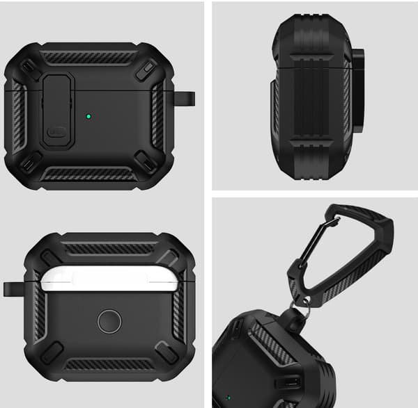 Skyddsfodral för AirPods Pro 2 Black Black