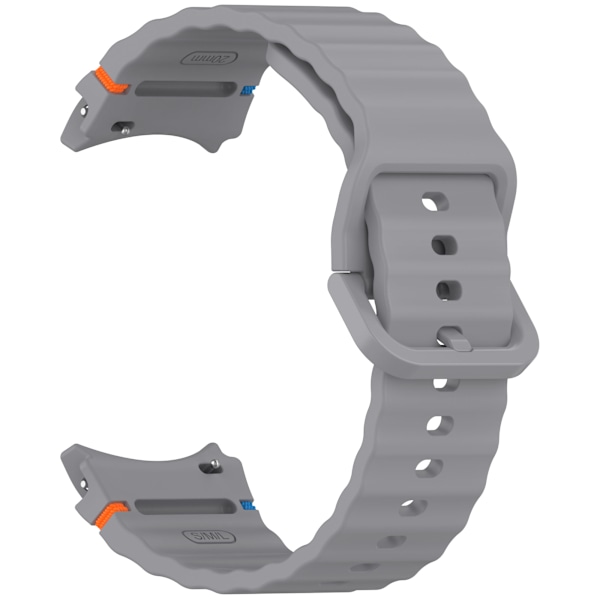 Samsung Watch 7.6 Vågigt sytt armband Grå
