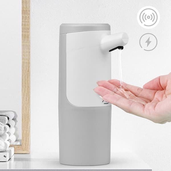 Genopladelig 450ml Smart Sensor Skumsæbedispenser - Berøringsfri Automatisk Håndsprit