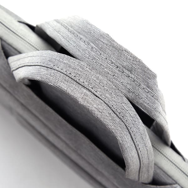 Fodral för bärbar dator, stötsäker skyddande datorbärfodral med framficka Grey L Grey L