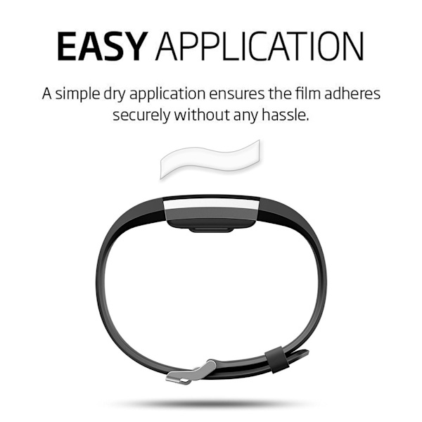 Fitbit Charge 2 -näytönsuoja 5 kpl:n pakkaus