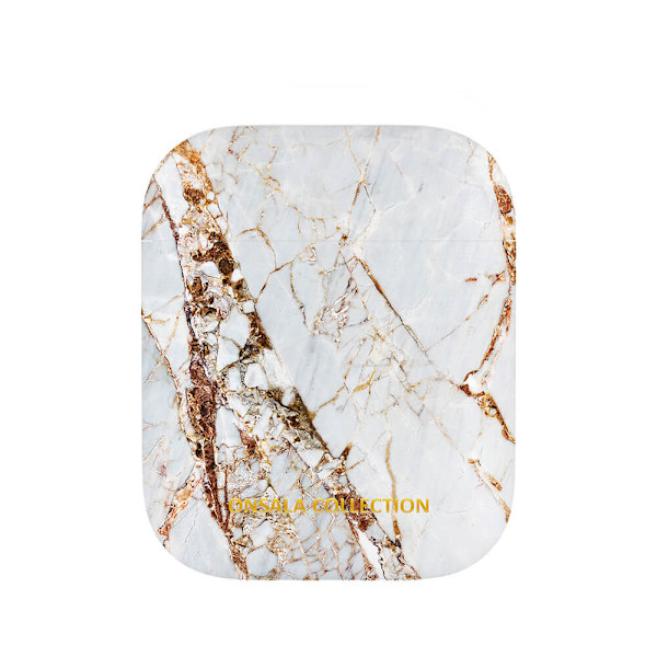 Airpods Fodral 1st and 2nd Gen. White Rhino Marble