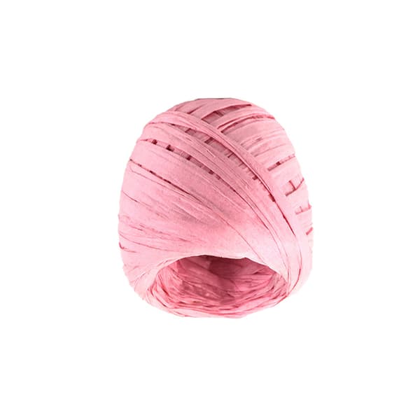 Pink Raffia Papir Snor til DIY Håndværk & Gaveindpakning - 20m