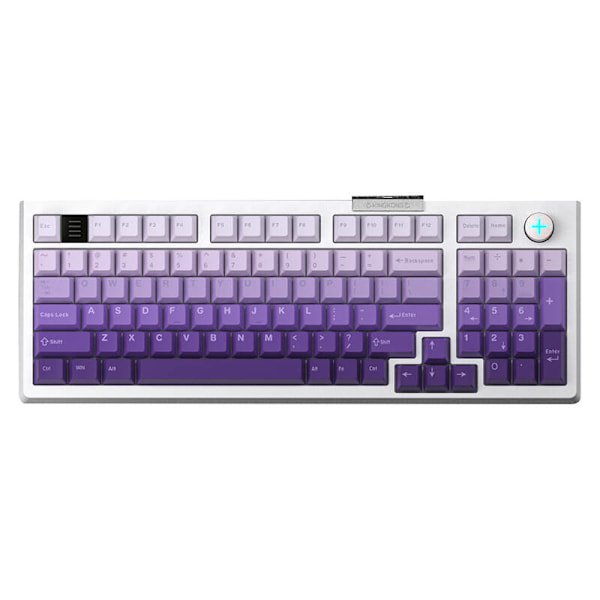 Darmoshark TOP98 kablet gaming tastatur optisk switch (hvid)