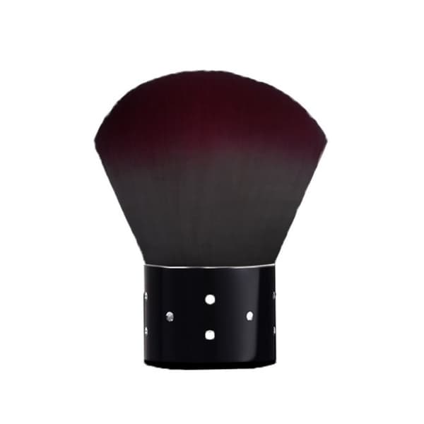 Base Dust Brush 10pcs kompatibelt med – Bløde syntetiske børstehår til flydende og cremefoundation, concealer og basis makeup Black Black