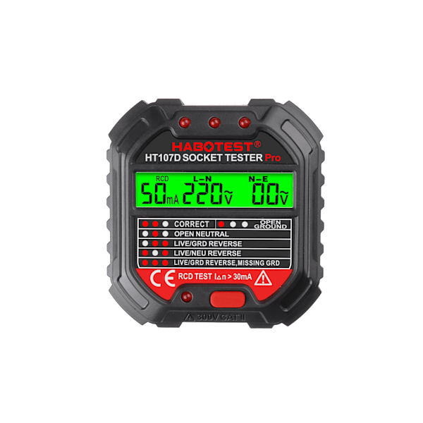 Sockeltestare med digital display Habotest HT107D