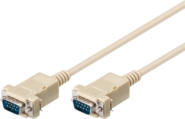 D-SUB-kabel med 9 stift, kontakt/kontakt, seriell 1:1
