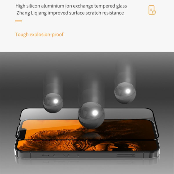Skærmbeskytter med positioneringshjælp iPhone 11/XR Gennemsigtig