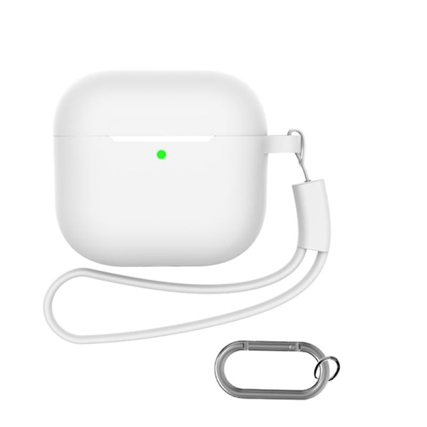 AirPods-etui med nøglering og tilbehør Airpods 1/2 Hvid