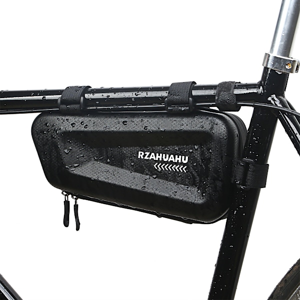 Sort Hard Shell Triangle Cykeltaske