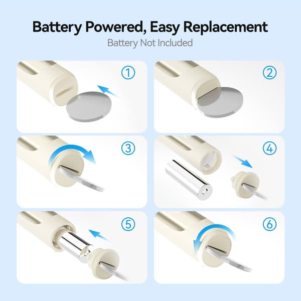 Sonic elektrisk tandbørste med 24.000 vibrationer pr. minut, 2 tilstande, IPX7 og 30-sekunders zonepåmindelse Beige Beige