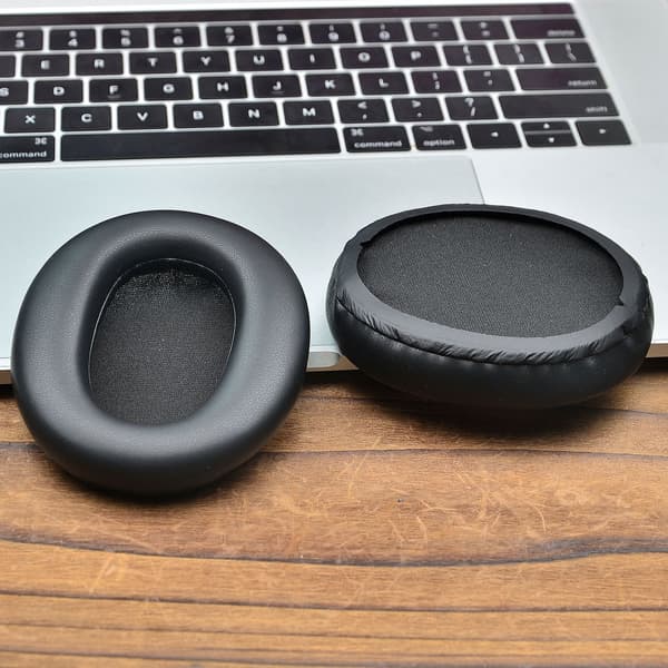 Memory Foam Ørepuder til Sony WH-CH720N Hovedtelefoner Black Black