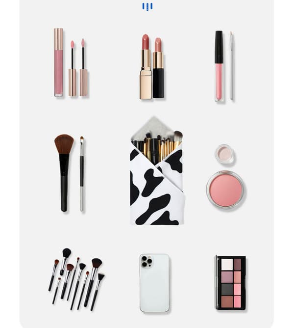 Selvklæbende makeuptaske, rejsevenligt design Multicolor3 Multicolor3