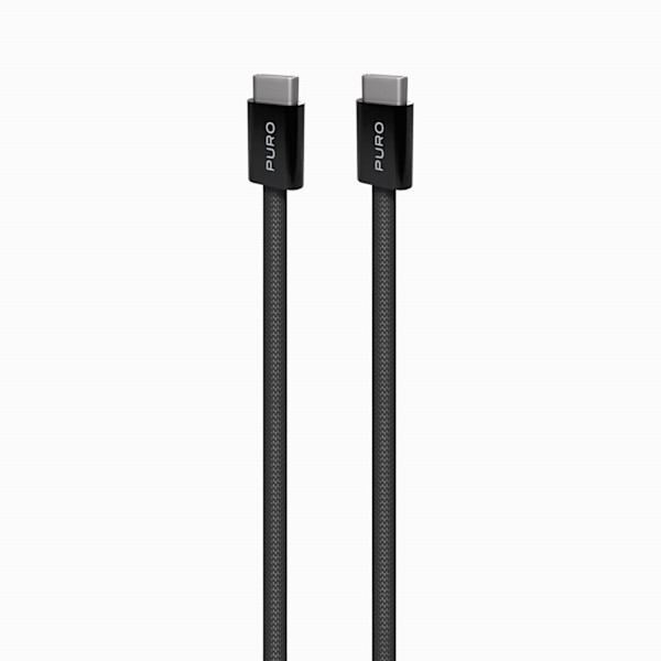Braided Cable FABK4 USB-C to USB-C, 1.5m 60W 480mbps, black