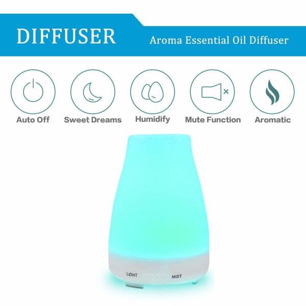 INF Aroma Diffuser - Kostutin ja Aromalamppu 150 ml