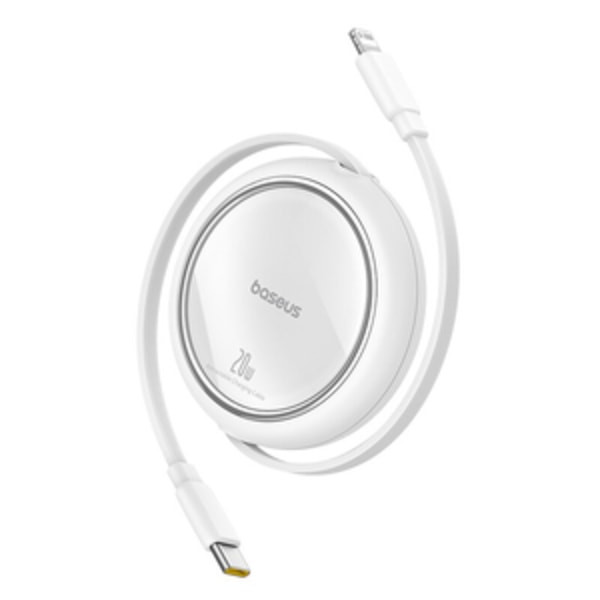 Baseus Free2Pull -kaapeli USB-C - iP 20 W (valkoinen)
