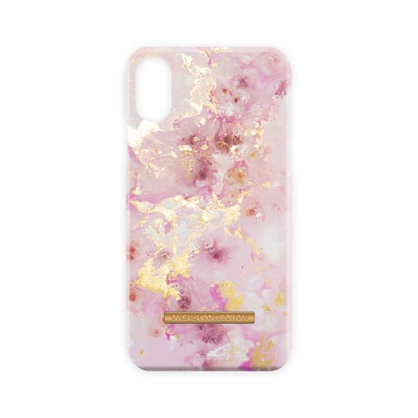 Blødt Rosegold Marmor Mobilcover - iPhone XR
