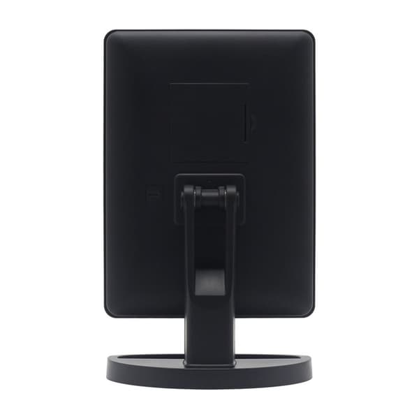 LED Makeup Spejl med Fire-Sided Lys - Batteri & USB Dual Power, Makeup Spejl til Daglig Brug Black Black