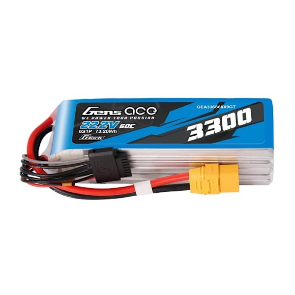 Ackumulator Lipo Gens Ace G-Tech 3300mAh 22,2V 60C 6S1P XT90