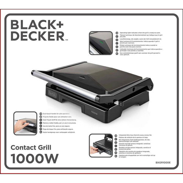 BLACK+DECKER Bordgrill Mini 1000W
