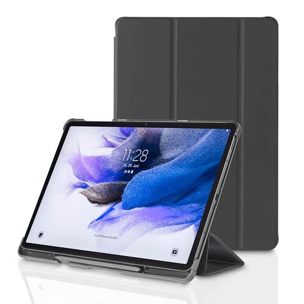 Tabletfodral Svart Galaxy Tab S7 FE/S7+ 12.4"