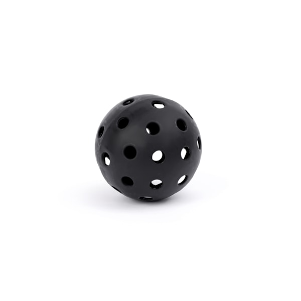 Sæt med 6 Pickleball-bolde, 40-huls Pickleballs 74 mm Sort