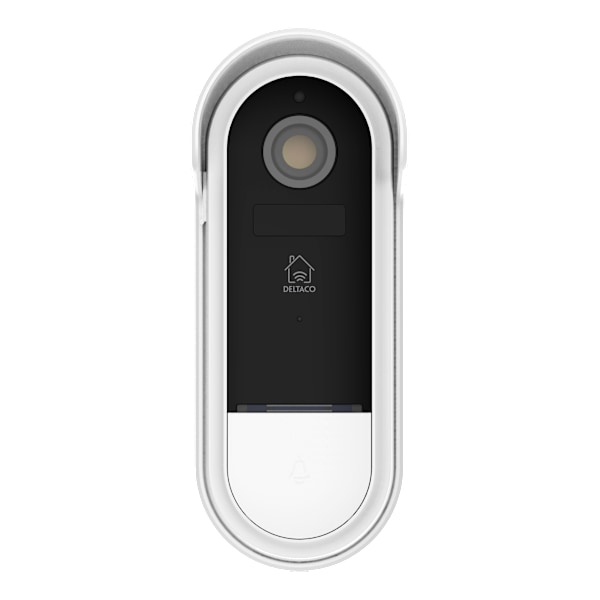 SMART H WiFi Doorbell camera IP65 weather proof white/silver