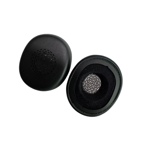 Udskiftnings ørepuder til Jabra Evolve 10, bløde ørepuder i proteinlæder, sort, kompatible med Jabra Evolve 10 headset