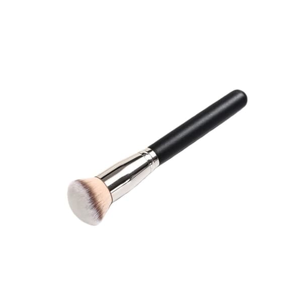 170 Angled Rounded Foundation Brush - Soft Synthetic Bristles Non-Absorbent Plastic Handle