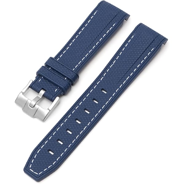 Silikonarmband för Moonswatch Swatch Blå