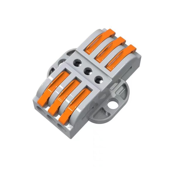 3 In 3 Out Quick Wiring Kabel Kompakt elektrisk kontakt