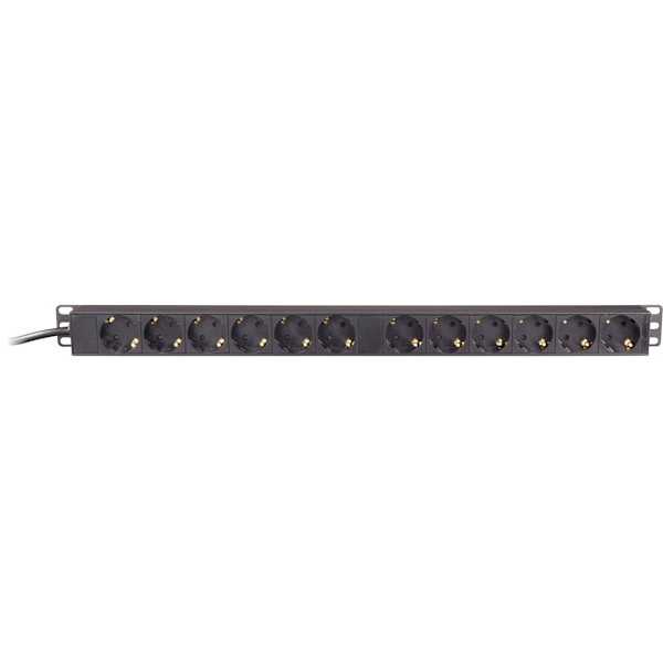 Powerstrip 12xCEE 7/3 socket 1xCEE 7/7 connection 3m cable