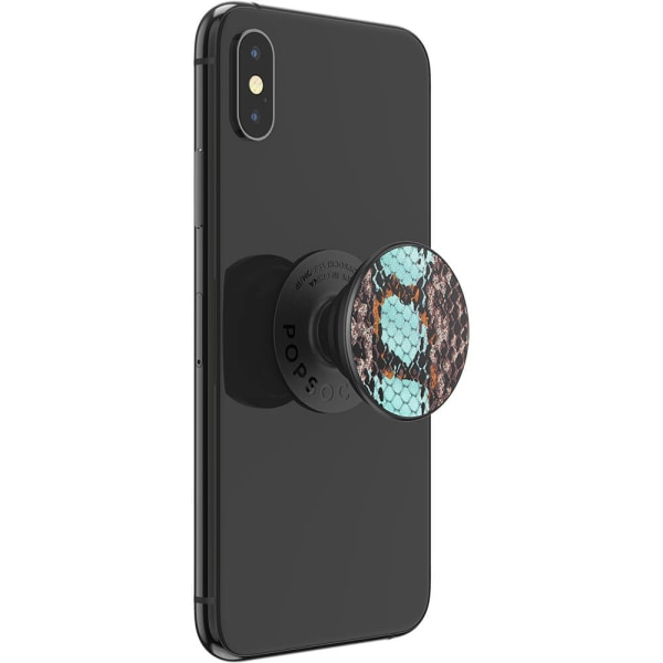 POPSOCKETS Embossed Metal Water Snake Avtagbart Grip med Ställfunktion LUXE