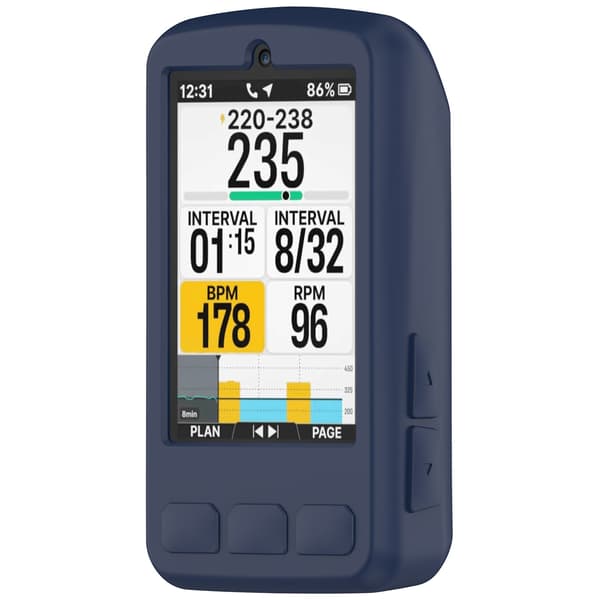 Silikonebeskyttelsesetui til Wahoo ELEMNT ROAM V3 / ROAM3 - Optimal beskyttelse og stil Blue Blue