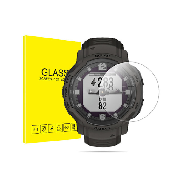 Karkaistu lasi näytönsuoja älykellolle (2 kpl) Garmin Instinct Crossover
