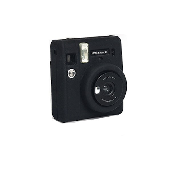 Instax Mini 40 silikoneetui Sort
