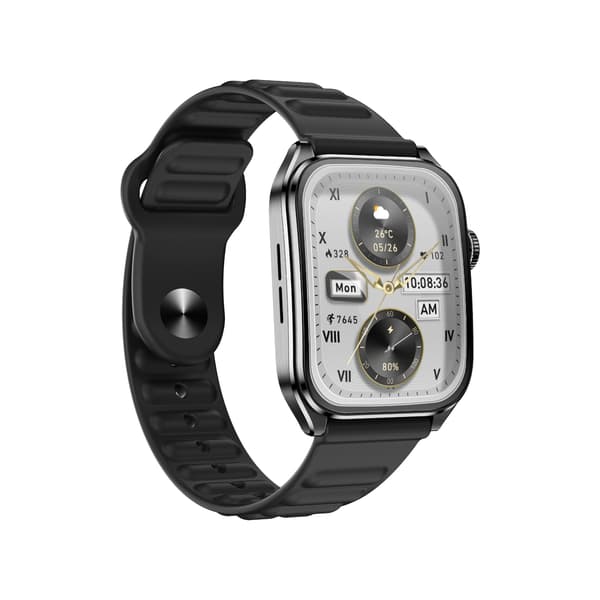 1.93" AMOLED Bluetooth Samtal Smartwatch kompatibelt med GloryFit APP Black Black